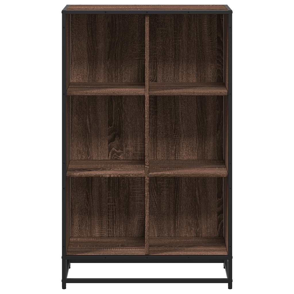 vidaXL Boekenkast 65,5x33x107,5 cm bewerkt hout bruin eikenkleur