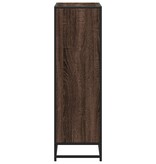 vidaXL Boekenkast 65,5x33x107,5 cm bewerkt hout bruin eikenkleur