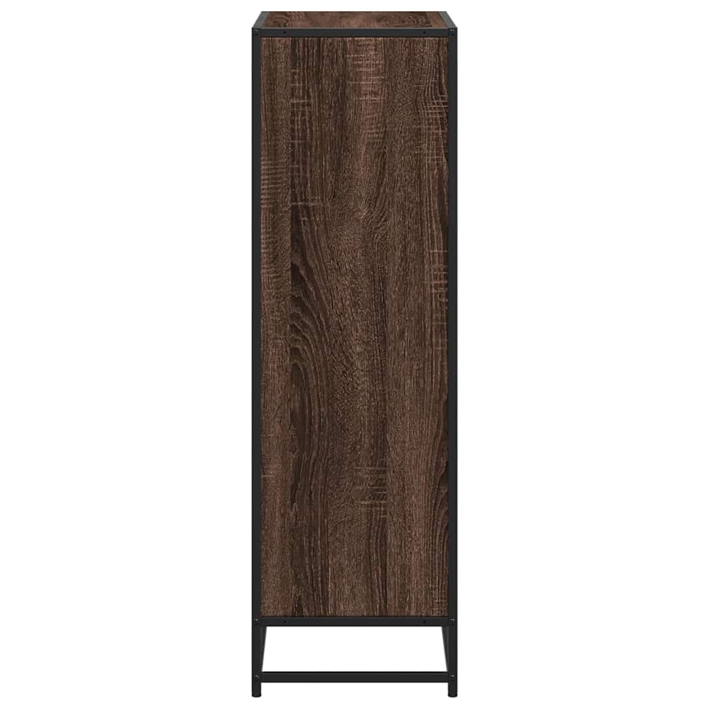 vidaXL Boekenkast 65,5x33x107,5 cm bewerkt hout bruin eikenkleur