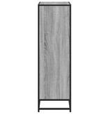 vidaXL Boekenkast 65,5x33x107,5cm bewerkt hout grijs sonoma eikenkleur