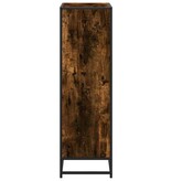 vidaXL Boekenkast 65,5x33x107,5 cm bewerkt hout gerookt eikenkleurig