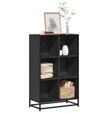 vidaXL Boekenkast 65,5x33x107,5 cm bewerkt hout zwart