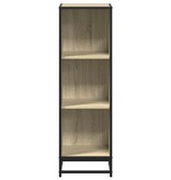 vidaXL Boekenkast 33,5x33x107,5 cm bewerkt hout sonoma eikenkleurig