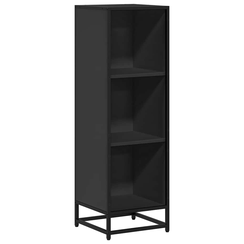 vidaXL Boekenkast 33,5x33x107,5 cm bewerkt hout zwart