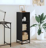 vidaXL Boekenkast 33,5x33x107,5 cm bewerkt hout zwart
