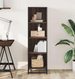 vidaXL Boekenkast 40x35x139 cm bewerkt hout bruin eikenkleur