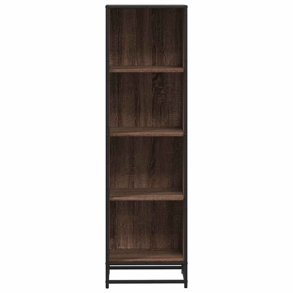 vidaXL Boekenkast 40x35x139 cm bewerkt hout bruin eikenkleur
