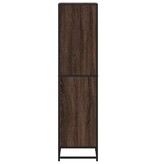 vidaXL Boekenkast 40x35x139 cm bewerkt hout bruin eikenkleur