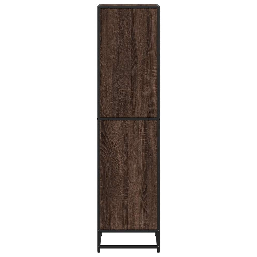 vidaXL Boekenkast 40x35x139 cm bewerkt hout bruin eikenkleur