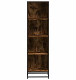 vidaXL Boekenkast 40x35x139 cm bewerkt hout gerookt eikenkleurig
