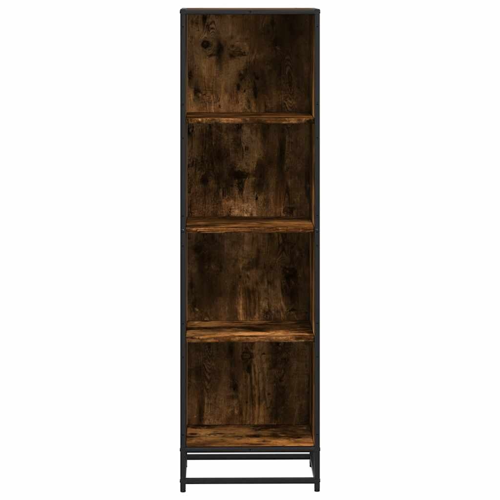 vidaXL Boekenkast 40x35x139 cm bewerkt hout gerookt eikenkleurig