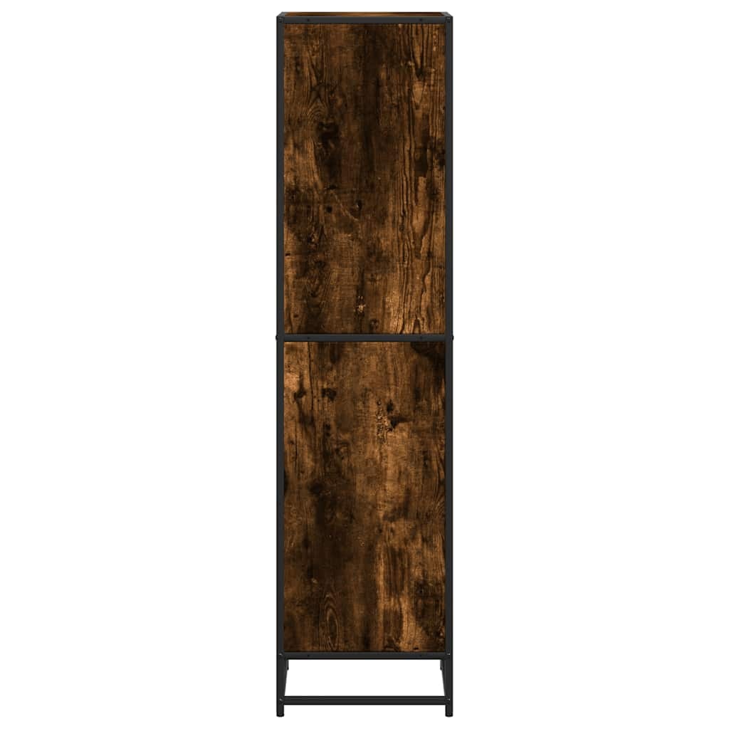 vidaXL Boekenkast 40x35x139 cm bewerkt hout gerookt eikenkleurig