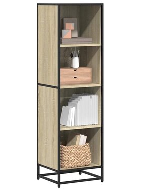 VidaXL Boekenkast 40x35x139 cm bewerkt hout sonoma eikenkleurig