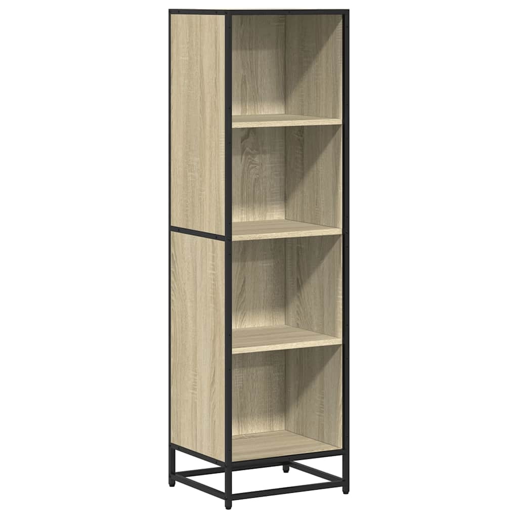 vidaXL Boekenkast 40x35x139 cm bewerkt hout sonoma eikenkleurig