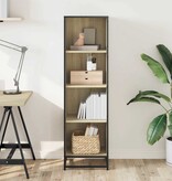 vidaXL Boekenkast 40x35x139 cm bewerkt hout sonoma eikenkleurig