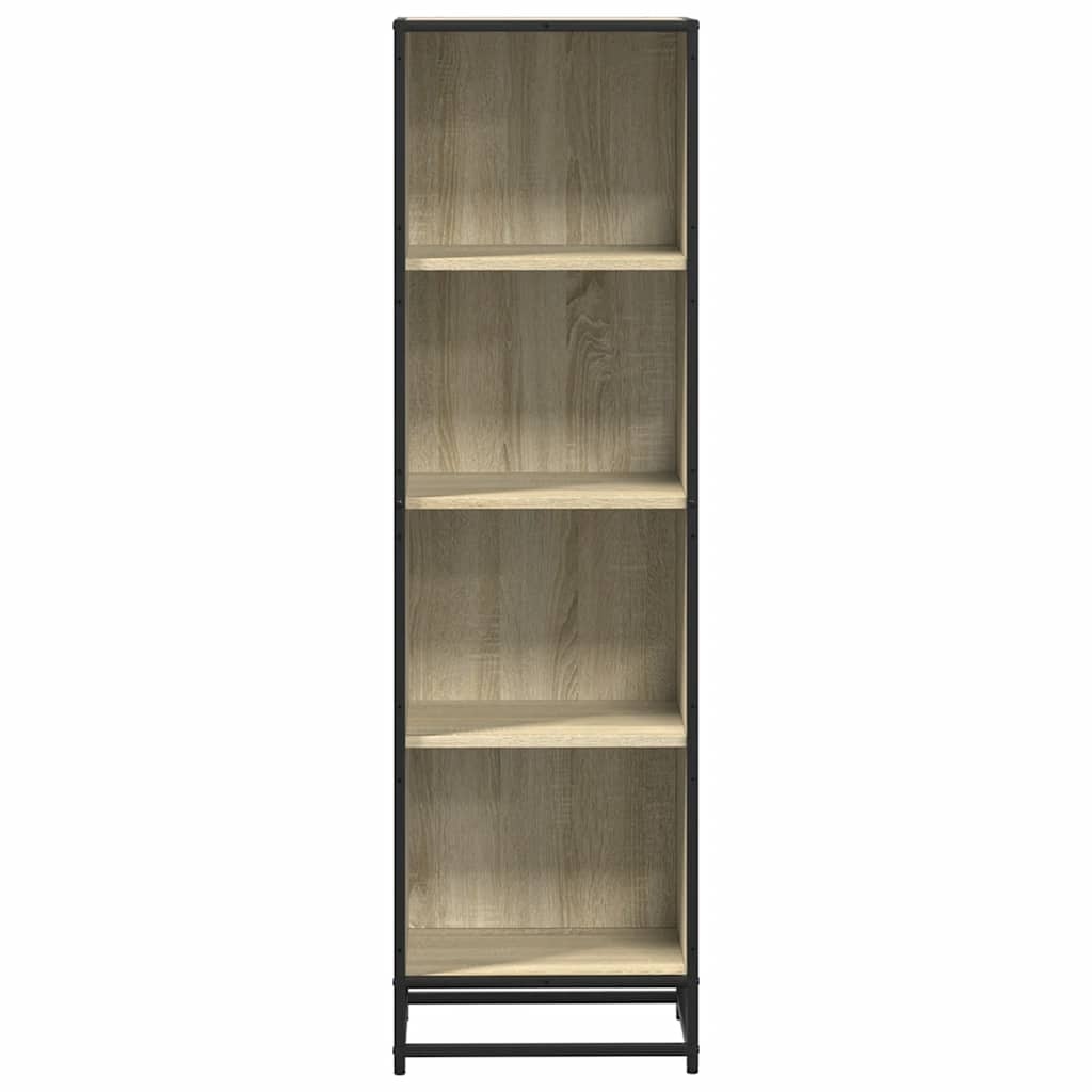 vidaXL Boekenkast 40x35x139 cm bewerkt hout sonoma eikenkleurig