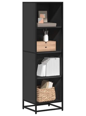 VidaXL Boekenkast 40x35x139 cm bewerkt hout zwart