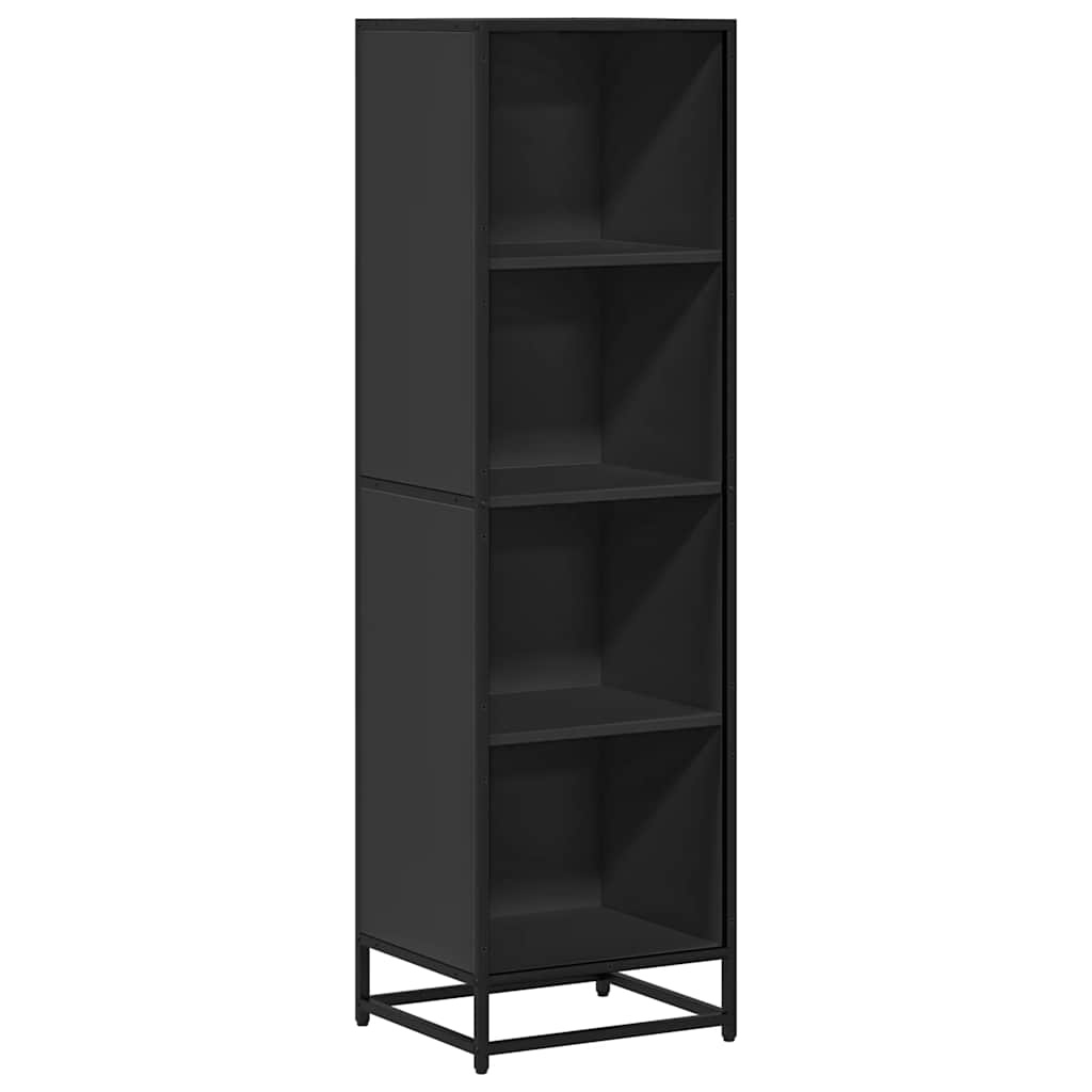 vidaXL Boekenkast 40x35x139 cm bewerkt hout zwart
