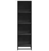 vidaXL Boekenkast 40x35x139 cm bewerkt hout zwart