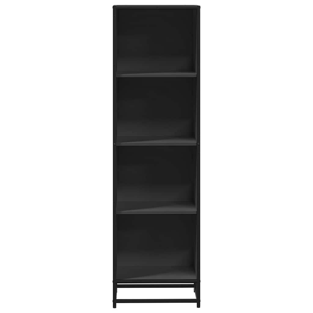 vidaXL Boekenkast 40x35x139 cm bewerkt hout zwart
