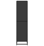 vidaXL Boekenkast 40x35x139 cm bewerkt hout zwart