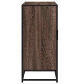 vidaXL Dressoir 92x35x76 cm bewerkt hout bruin eikenkleurig