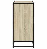 vidaXL Dressoir 92x35x76 cm bewerkt hout sonoma eikenkleurig