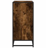 vidaXL Dressoir 68x35x76 cm bewerkt hout gerookt eikenkleurig