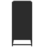 vidaXL Dressoir 68x35x76 cm bewerkt hout zwart