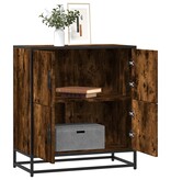vidaXL Dressoir 68x35x76 cm bewerkt hout gerookt eikenkleurig