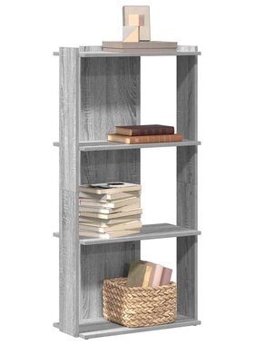 VidaXL Boekenkast 3-laags 60x30x120 cm bewerkt hout grijs sonoma eiken