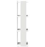 vidaXL Boekenkast 3-laags 60x30x120 cm bewerkt hout wit