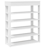 vidaXL Schoenenrek 80x30x98 cm bewerkt hout wit