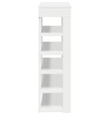 vidaXL Schoenenrek 80x30x98 cm bewerkt hout wit