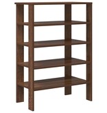 vidaXL Schoenenrek 61x32x87,5 cm bewerkt hout bruin eikenkleurig