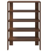 vidaXL Schoenenrek 61x32x87,5 cm bewerkt hout bruin eikenkleurig