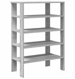 vidaXL Schoenenrek 61x32x87,5 cm bewerkt hout grijs sonoma eikenkleur