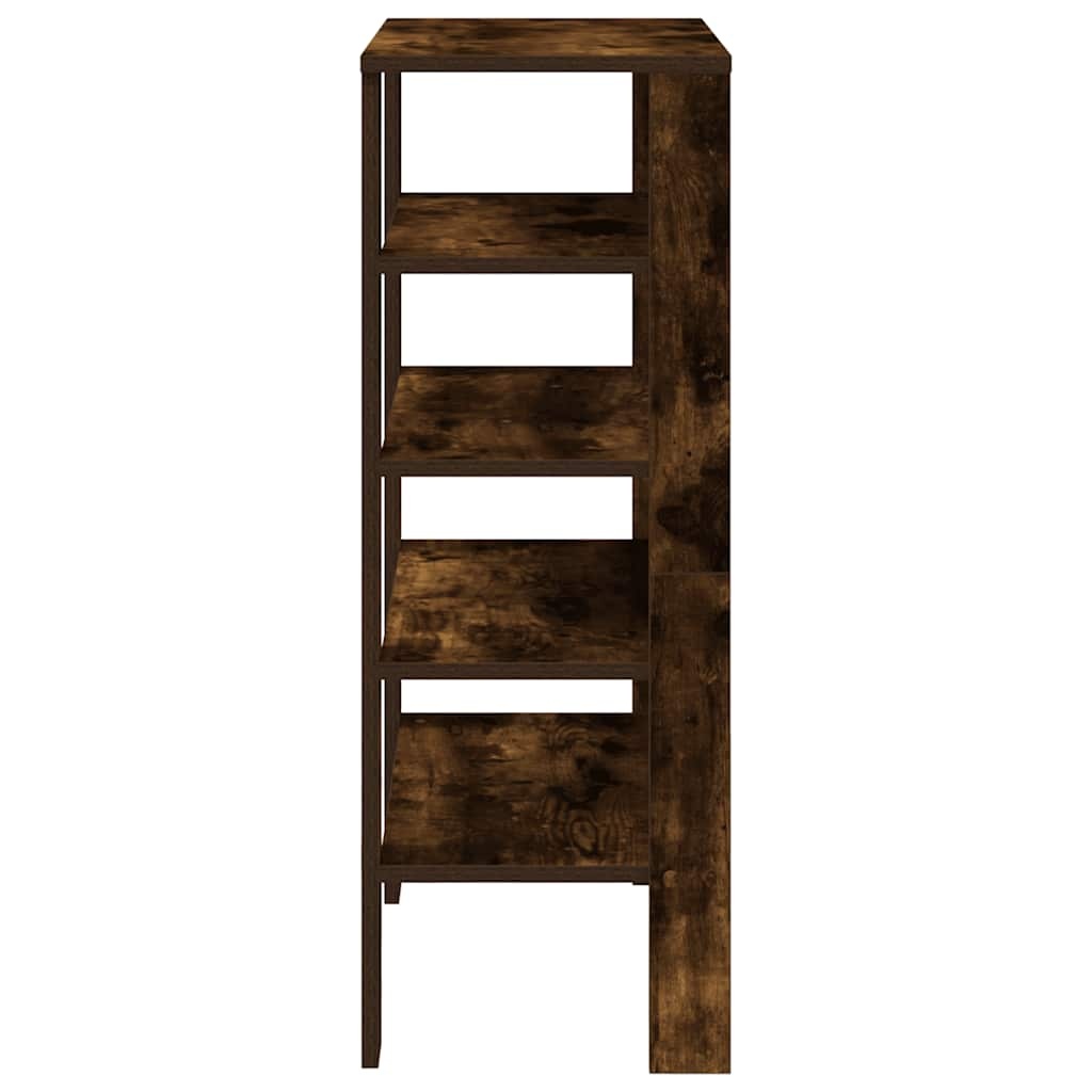 vidaXL Schoenenrek 61x32x87,5 cm bewerkt hout gerookt eikenkleurig