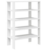 vidaXL Schoenenrek 61x32x87,5 cm bewerkt hout wit