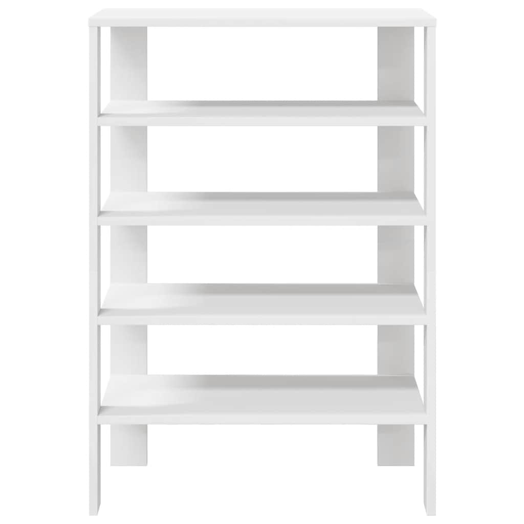 vidaXL Schoenenrek 61x32x87,5 cm bewerkt hout wit