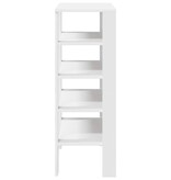 vidaXL Schoenenrek 61x32x87,5 cm bewerkt hout wit