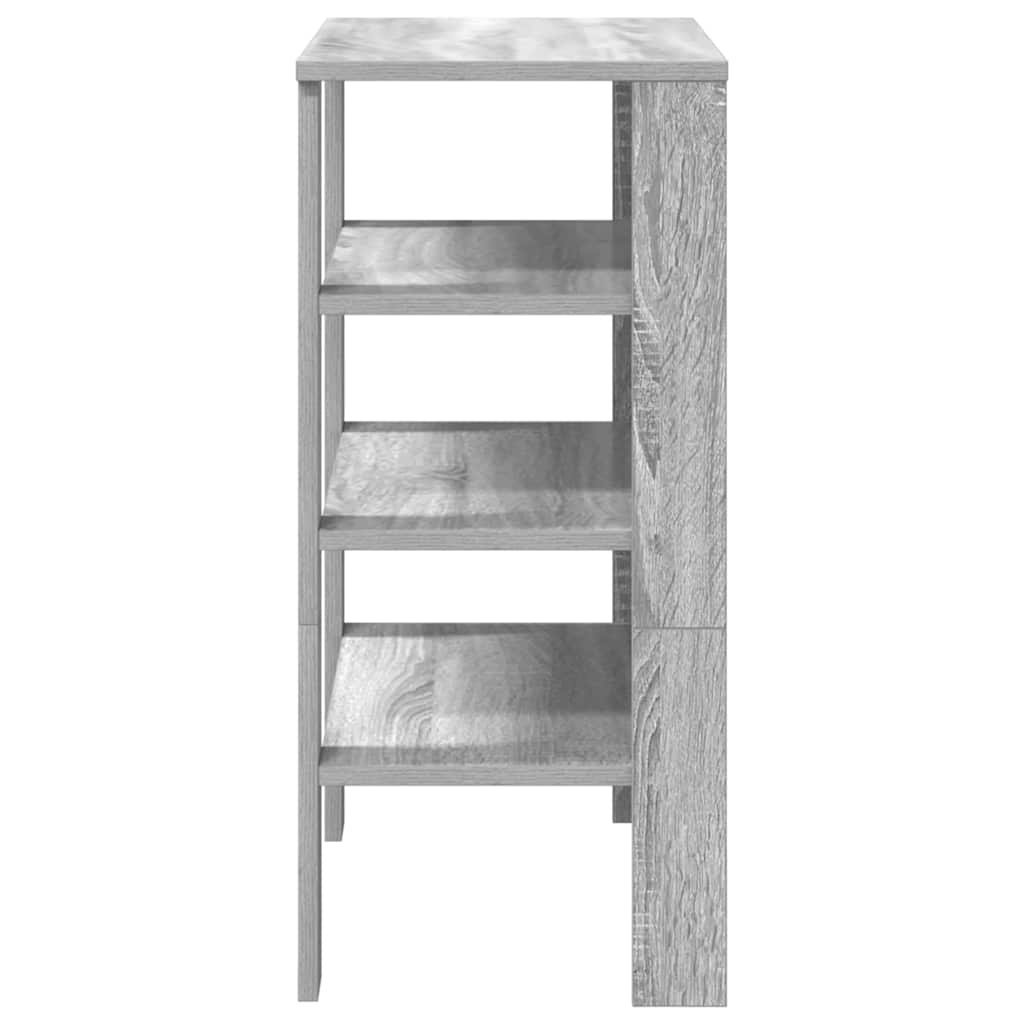 vidaXL Schoenenrek 61x32x70 cm bewerkt hout grijs sonoma