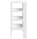 vidaXL Schoenenrek 61x32x70 cm bewerkt hout wit