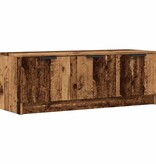 vidaXL Tv-meubel 102x35x36,5 cm bewerkt hout oud houtkleurig