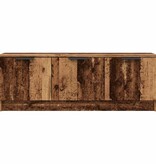 vidaXL Tv-meubel 102x35x36,5 cm bewerkt hout oud houtkleurig