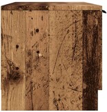 vidaXL Tv-meubel 102x35x36,5 cm bewerkt hout oud houtkleurig