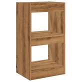 vidaXL Boekenkast/kamerscherm 40x30x72 cm artisanaal eikenkleur