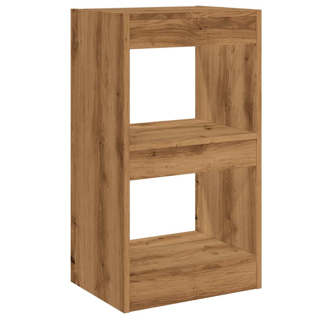 vidaXL Boekenkast/kamerscherm 40x30x72 cm artisanaal eikenkleur