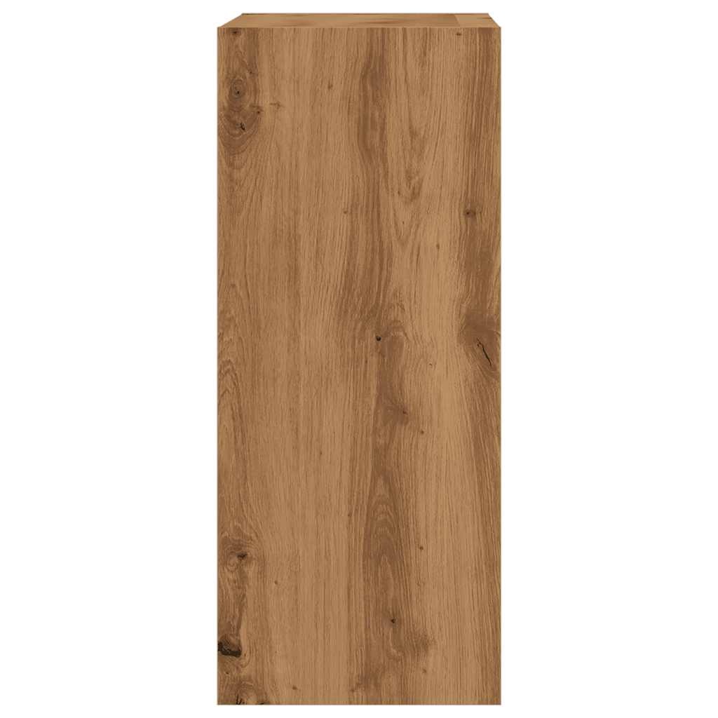 vidaXL Boekenkast/kamerscherm 40x30x72 cm artisanaal eikenkleur