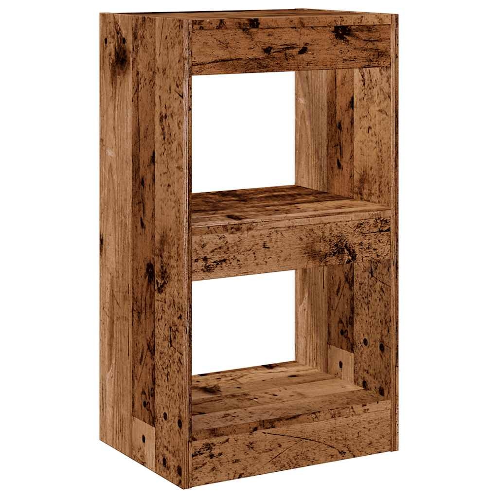 vidaXL Boekenkast / kamerscherm 40x30x72 cm oud houtkleurig